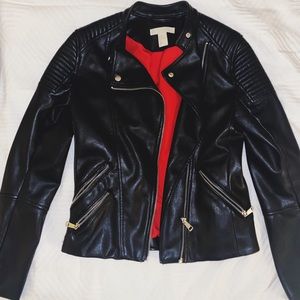 H&M leather jacket